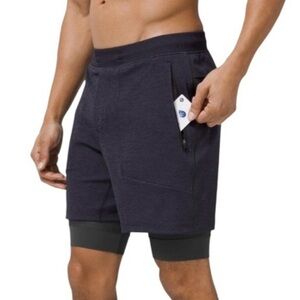 Lululemon T.H.E. Short 7" Lined men’s shorts Blue large